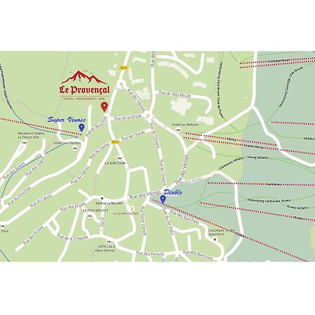 Hotel Le Provencal 레두잘프 외부 사진